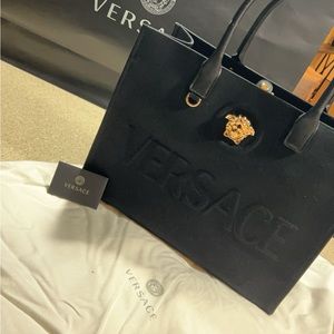 LA MEDUSA CANVAS LARGE TOTE BAG